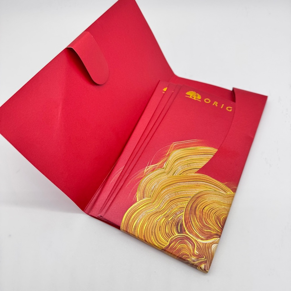 ORIGINS Red & Gold Envelopes 5pc - Picture 7 of 7
